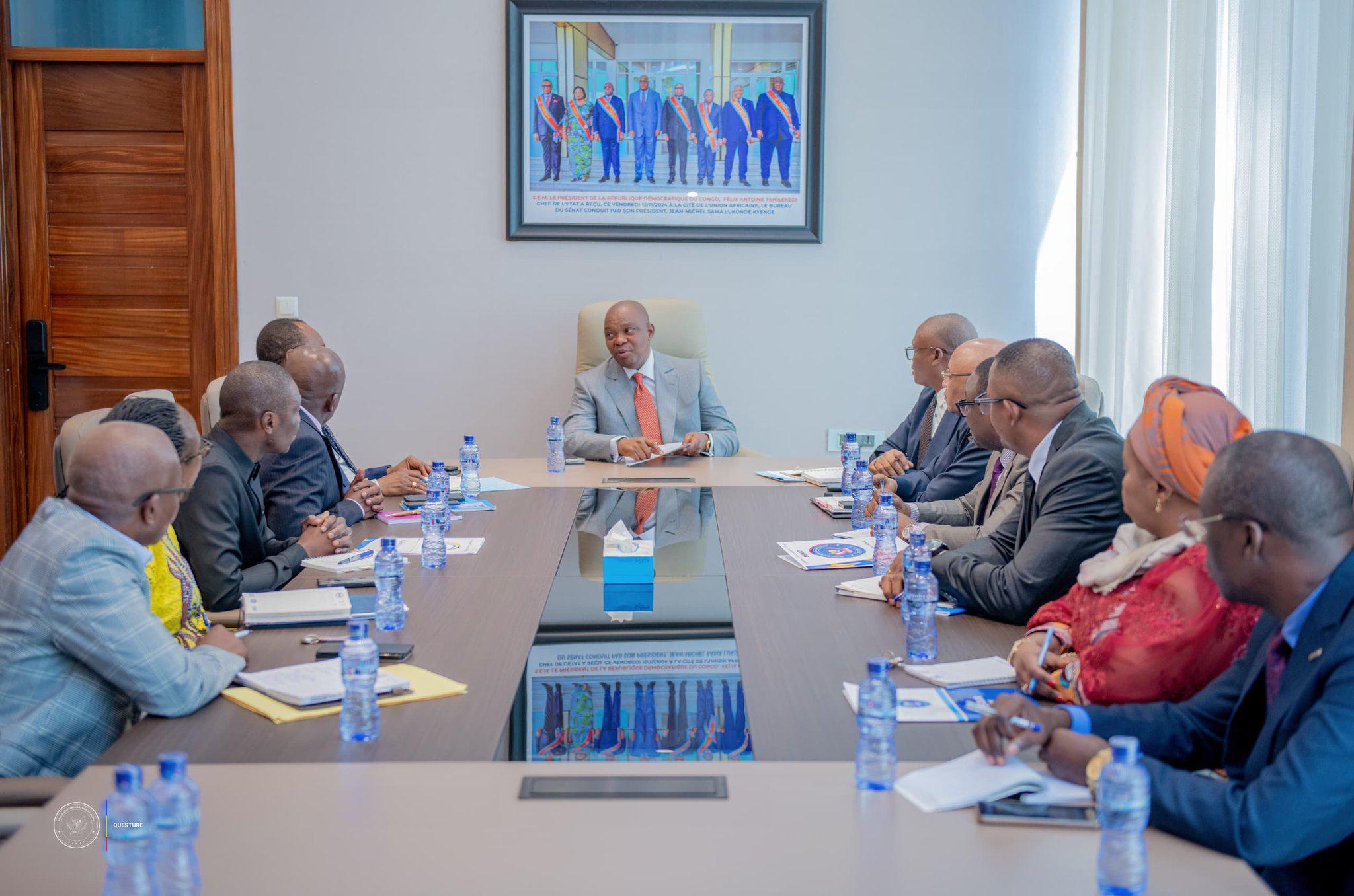 Questeur Taupin Kabongo audit transparence Sénat RDC agents fictifs